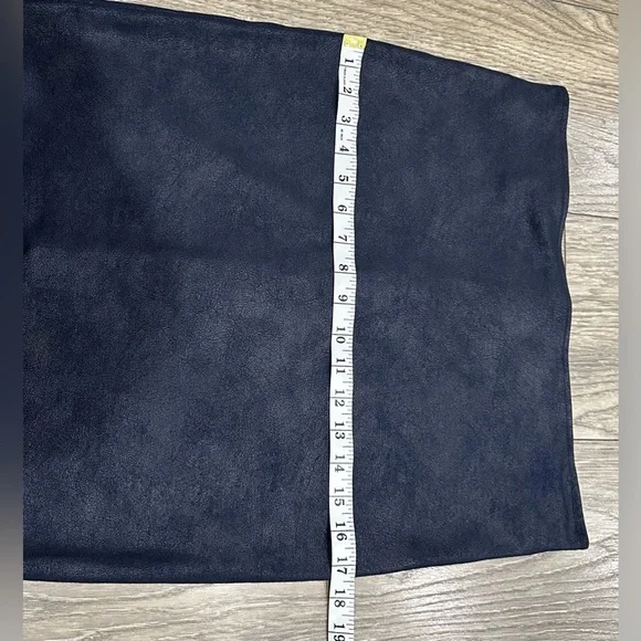 โจ Dark Teal Moleskin Stretch Straight Skirt โ Size 40 (New Without Tags) โจ - Picture 4 of 11